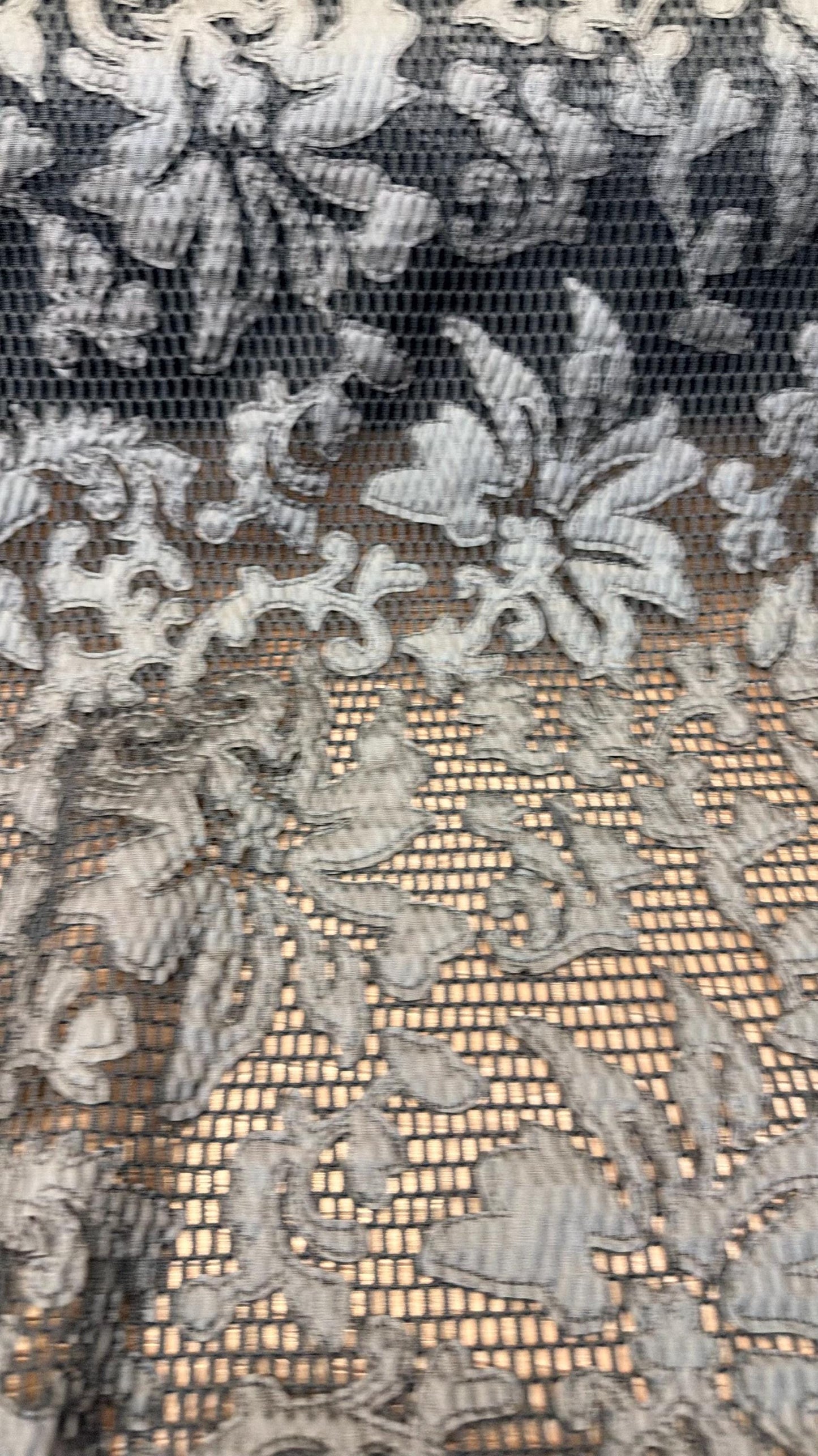 New sport mesh with floral design heavy quality non stretch mesh black color 58/60” Sold by the YD. Ships Worldwide from Los Angeles CA