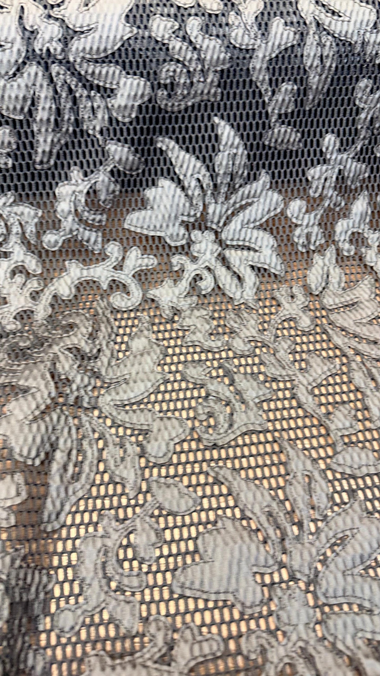 New sport mesh with floral design heavy quality non stretch mesh black color 58/60” Sold by the YD. Ships Worldwide from Los Angeles CA