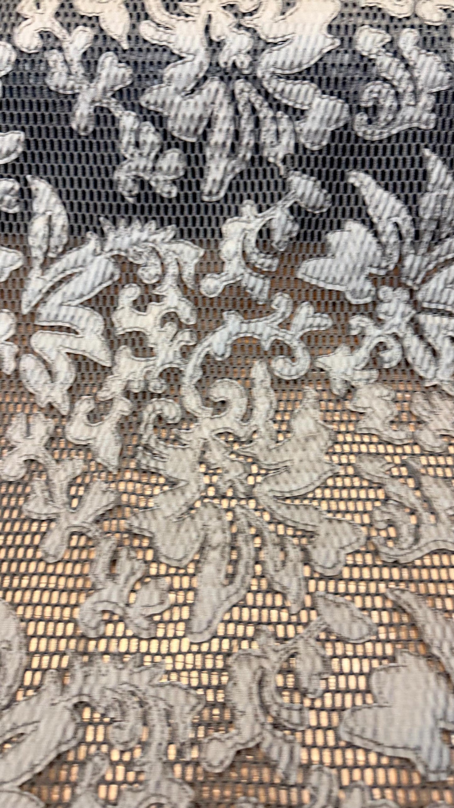 New sport mesh with floral design heavy quality non stretch mesh black color 58/60” Sold by the YD. Ships Worldwide from Los Angeles CA