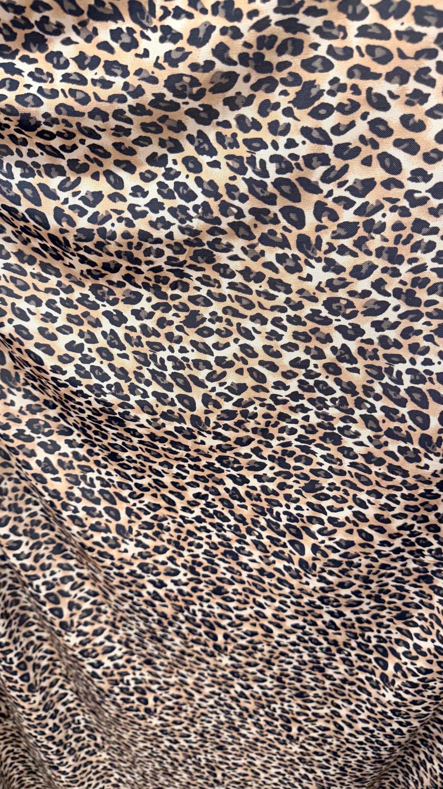 New Exotic Cheetah design print on nylon power mesh 4way stretch 58/60” Sold by the YD. Ships worldwide from Los Angeles California USA.