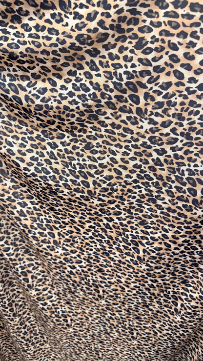 New Exotic Cheetah design print on nylon power mesh 4way stretch 58/60” Sold by the YD. Ships worldwide from Los Angeles California USA.