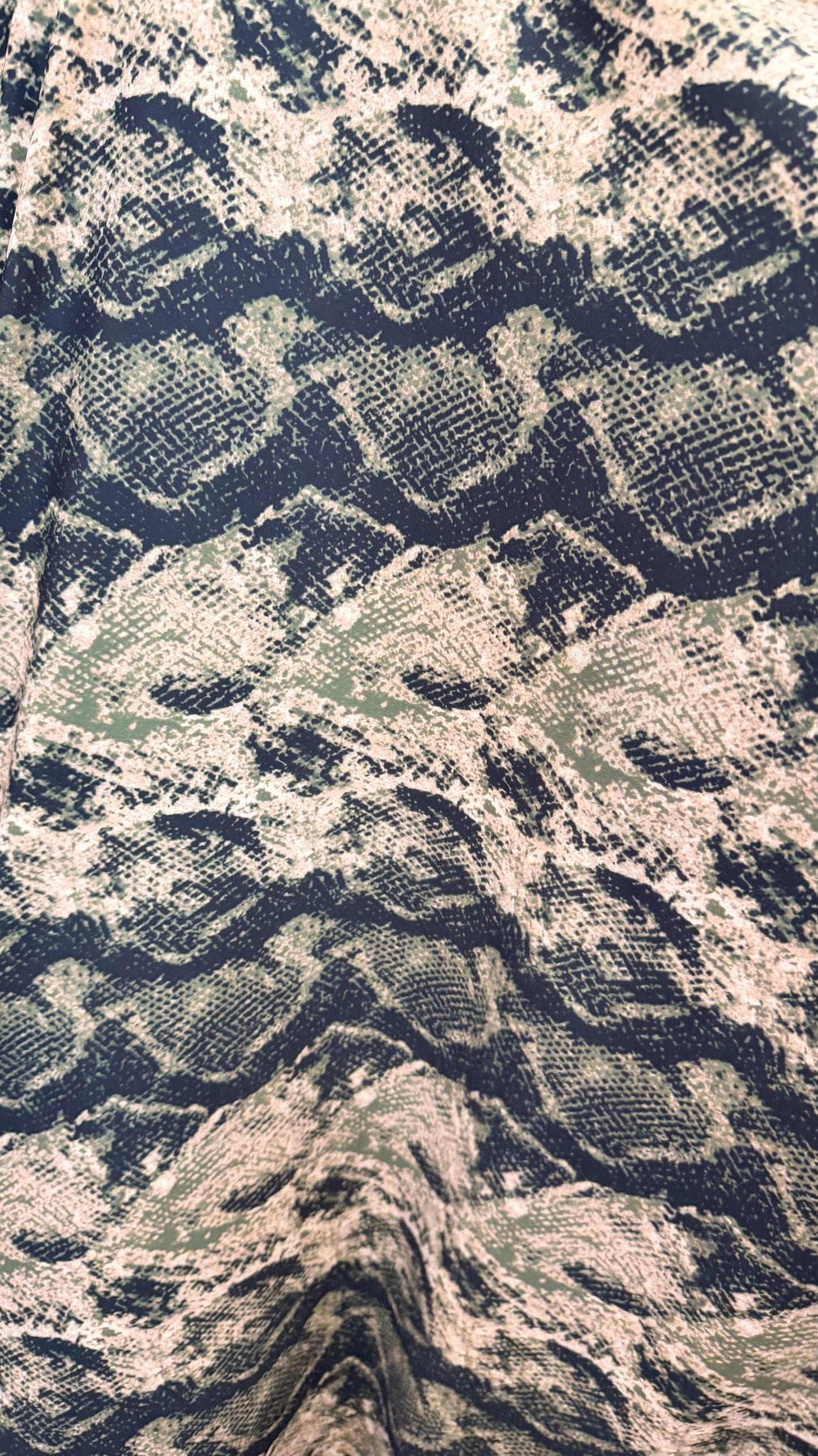 New Boa snake design print on heavy nylon spandex 4way stretch 58/60" Sold by the YD. Ships worldwide from Los Angeles California USA.