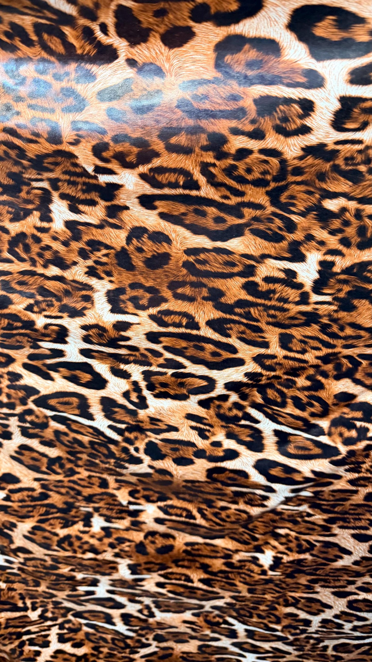 Exotic Leopard design print on latex stretch vinyl 4-way stretch 58/60” Sold by the YD. Ships worldwide from Los Angeles California USA