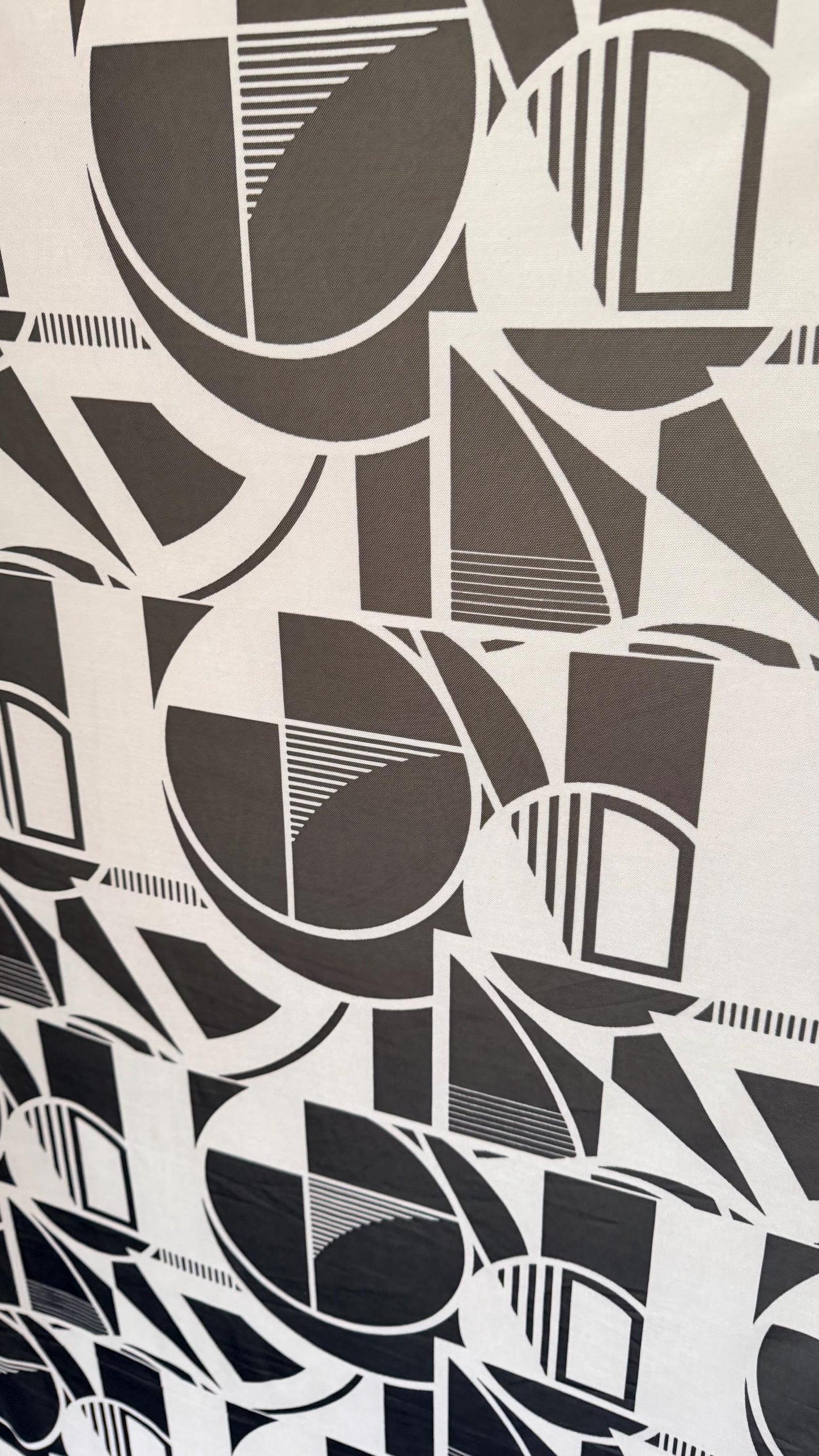 New Geometric Abstract design print on great quality of power mesh 4-way stretch 58/60” Sold by the YD. Ships worldwide from Los Angeles CA