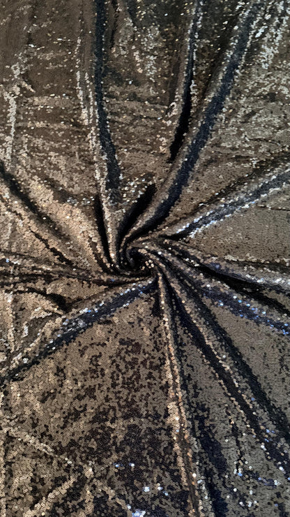 Mini cosmic glitz shiny sequins on strech mesh 2way strech 55/57" Sold by the YD. Ships worldwide from Los Angeles California USA