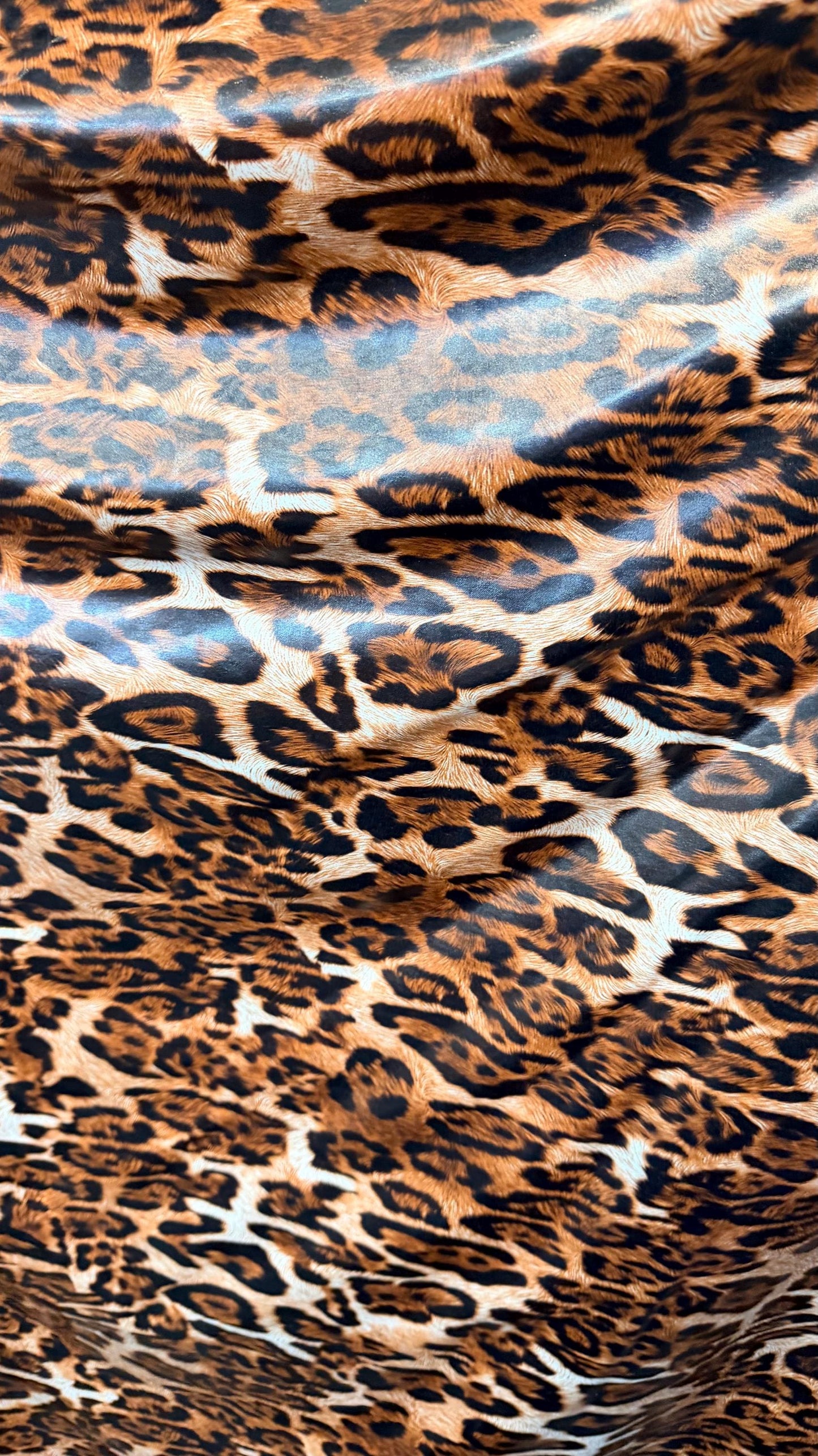 Exotic Leopard design print on latex stretch vinyl 4-way stretch 58/60” Sold by the YD. Ships worldwide from Los Angeles California USA