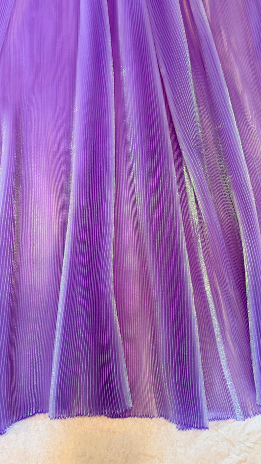 New Accordion pleated iridescent organza Multicolors  50/52” Sold by the YD. High quality fabrics by AlexLAFabrics