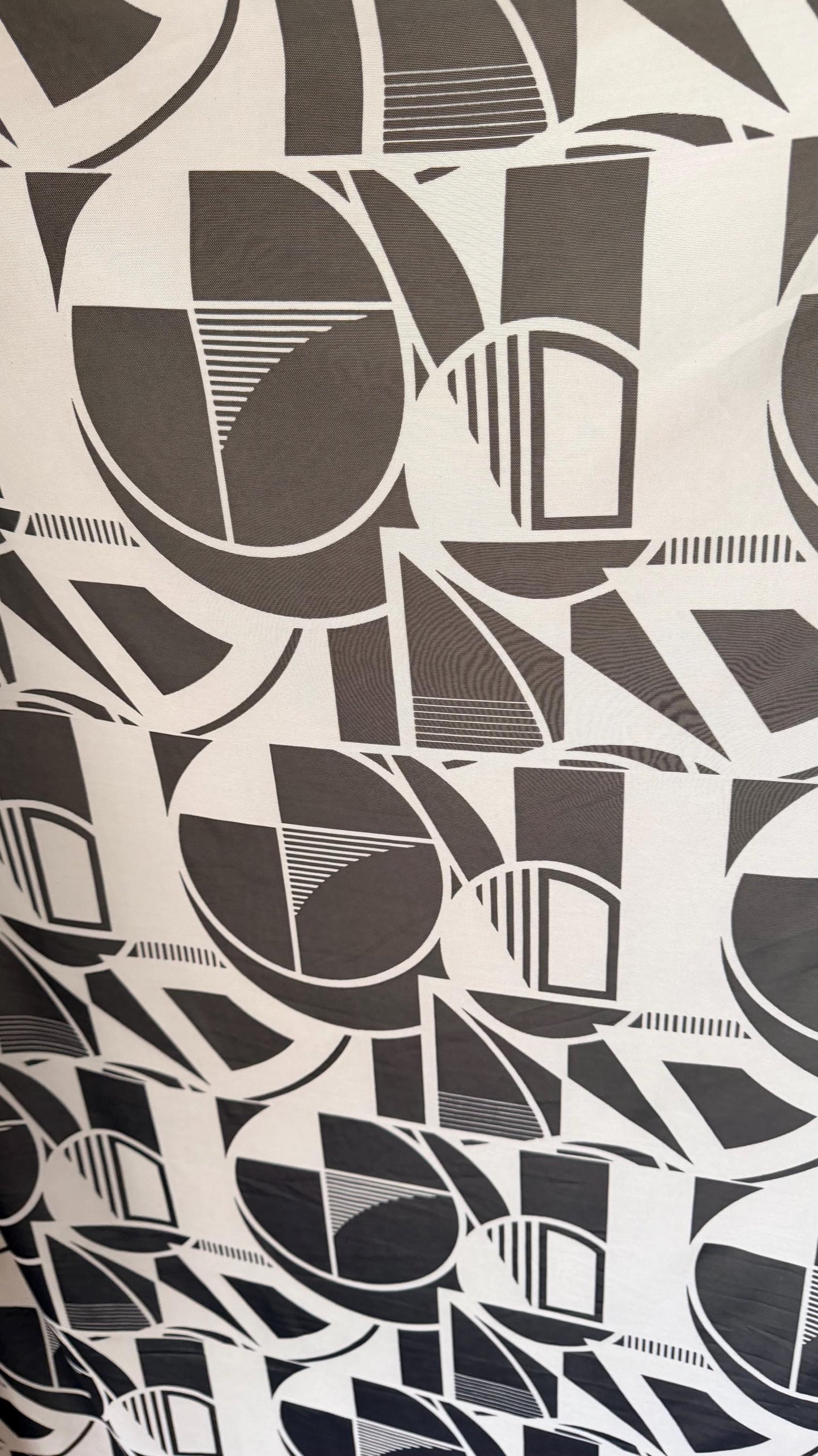 New Geometric Abstract design print on great quality of power mesh 4-way stretch 58/60” Sold by the YD. Ships worldwide from Los Angeles CA