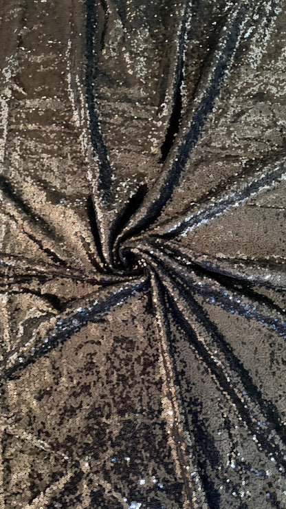 Mini cosmic glitz shiny sequins on strech mesh 2way strech 55/57" Sold by the YD. Ships worldwide from Los Angeles California USA