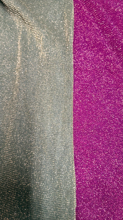 New Metallic mesh with Lurex see through fabric 4-way stretch 58/60” Sold by the YD. Ships Worldwide from Los Angeles California USA