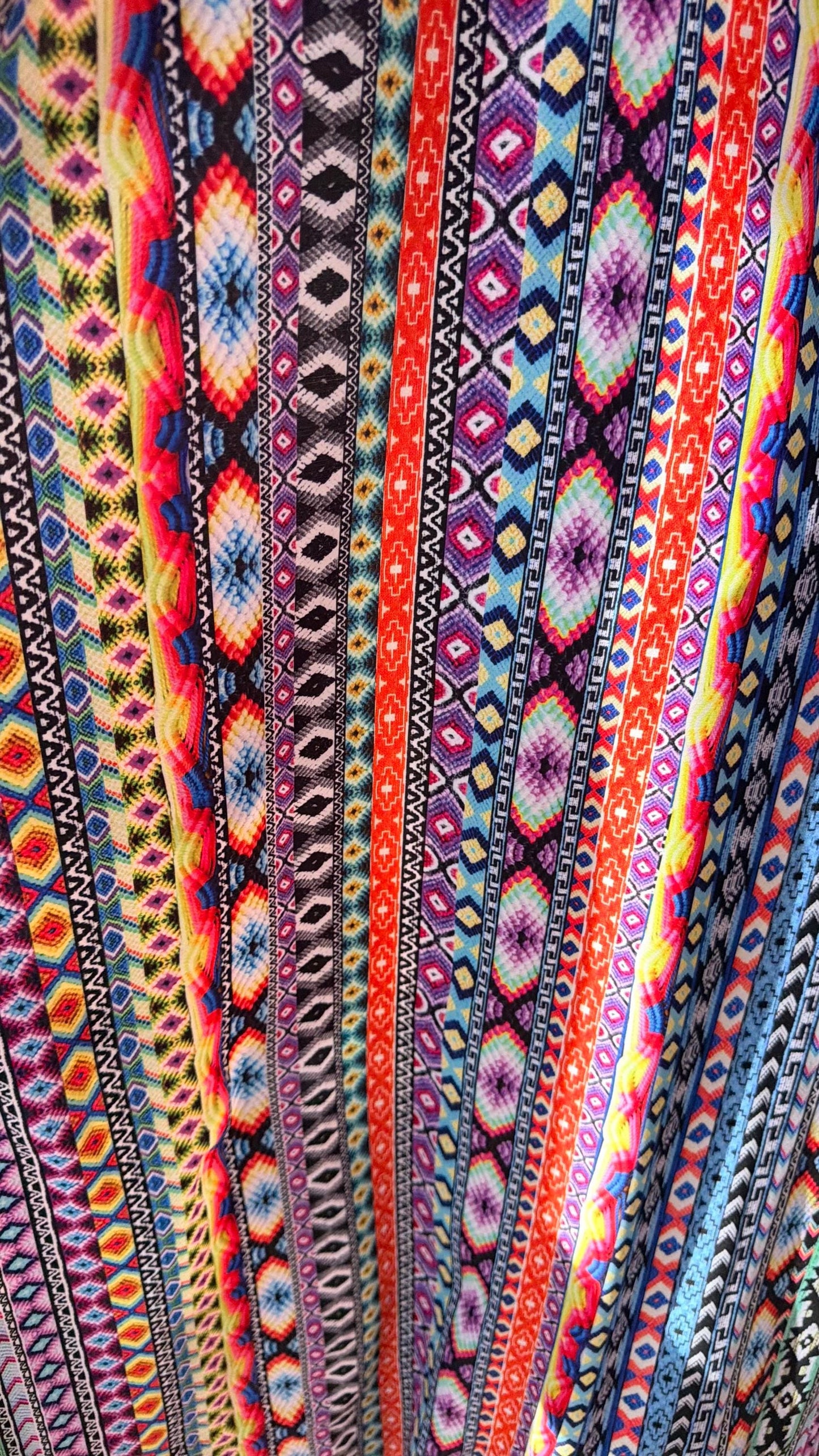 NEW Nylon spandex AZTEC design 4way Stretch  58/60" Sold by the yd Ships worldwide from Los Angeles California USA. High quality fabrics