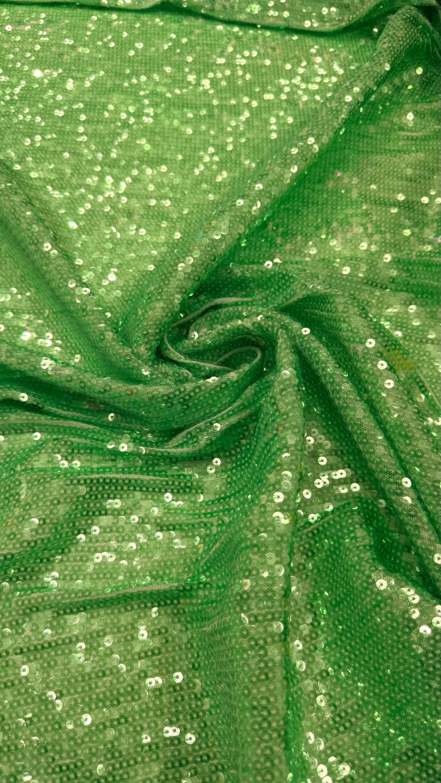 NEW Neon colors Illusion cosmic sequins 5mm on stretch mesh base 2-way 55/57" sold by the yd. Ships worldwide from Los Angeles California