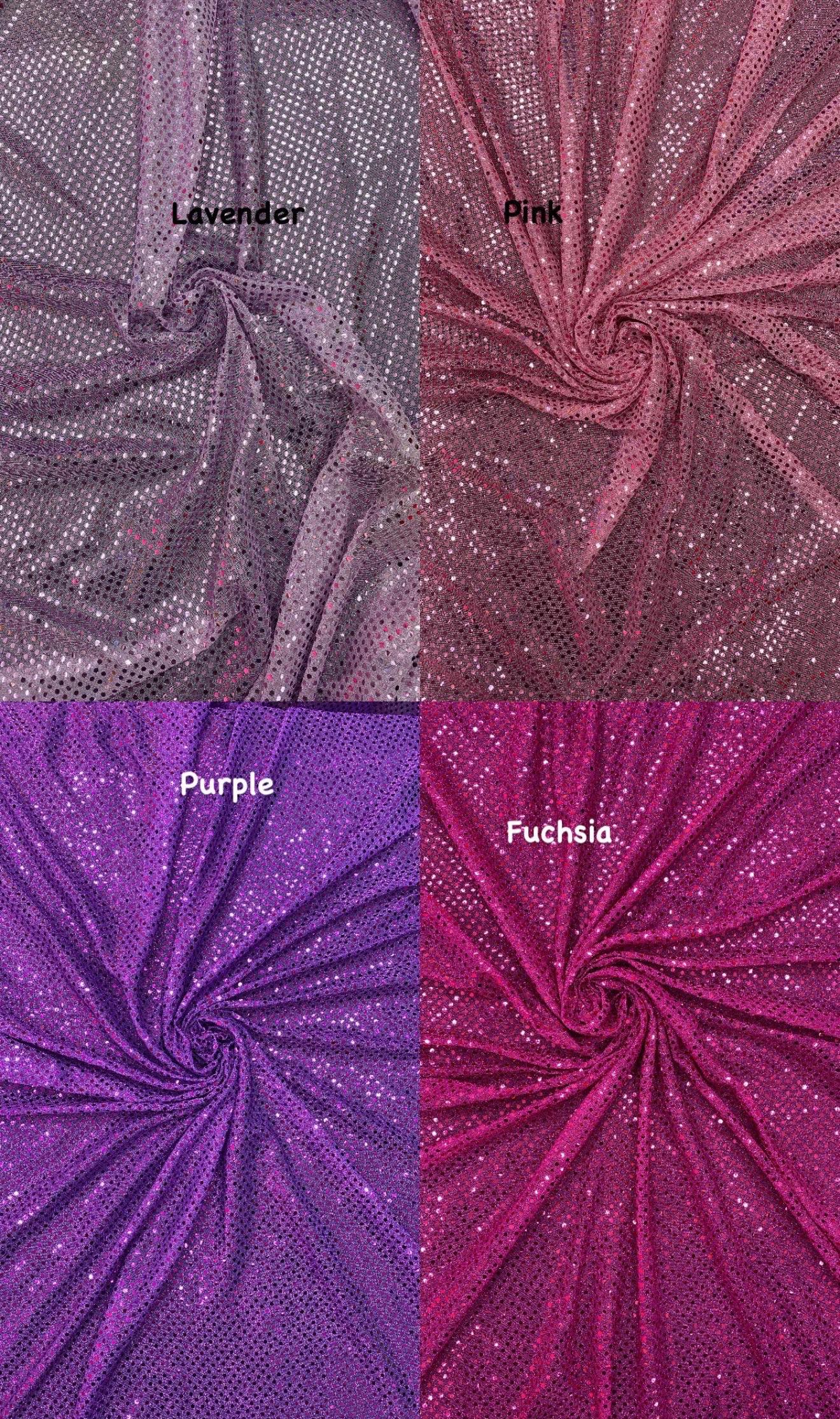 New Cosmic Shiny sequins 3mm sequinz size on metallic mesh 44/45" Sold by the YD. Ships worldwide from Los Angeles California USA