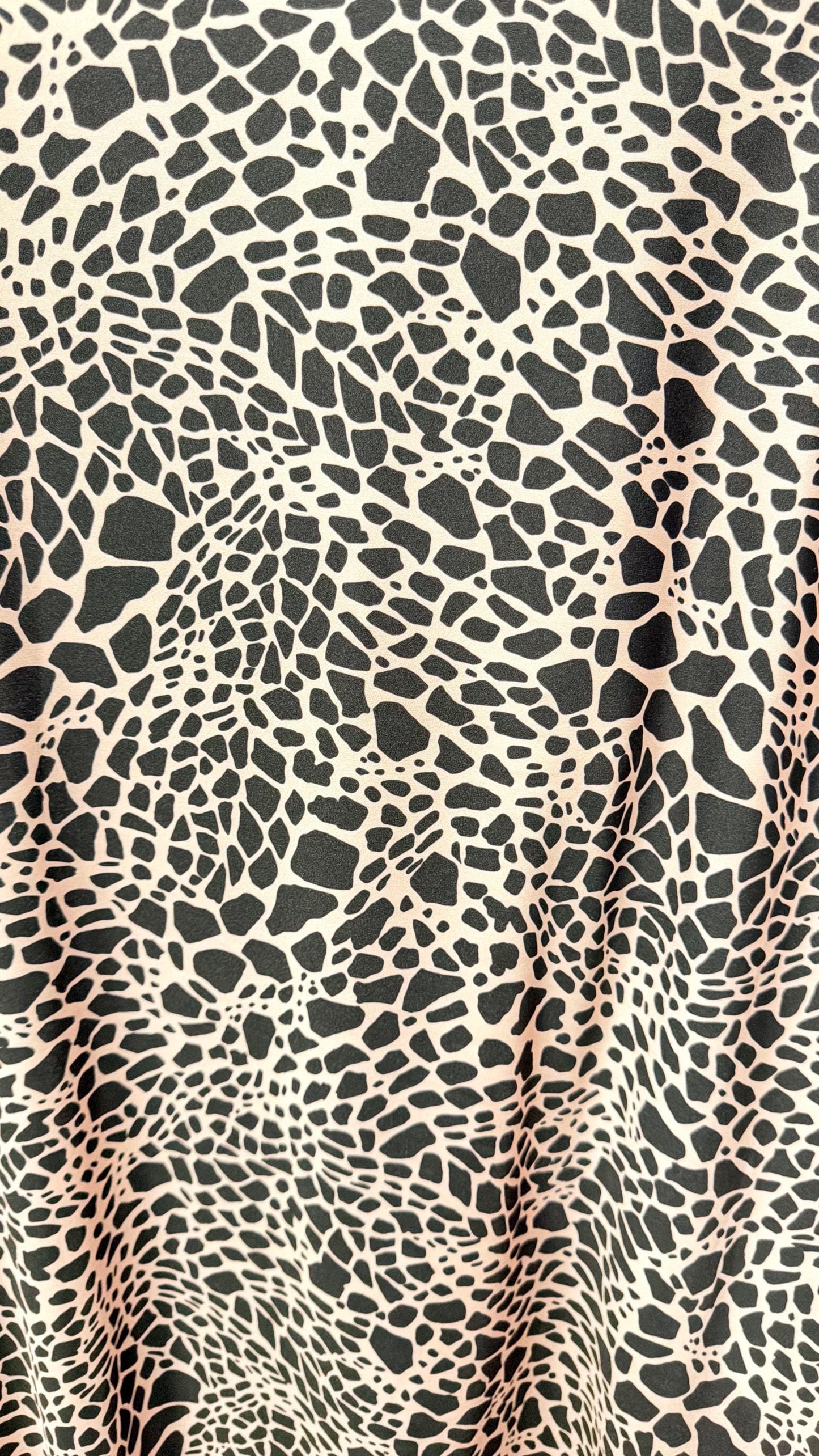 New Giraffe Abstrat design print on nylon spandex 4-way stretch 58/60” Sold by the YD. Ships worldwide from Los Angeles California USA.