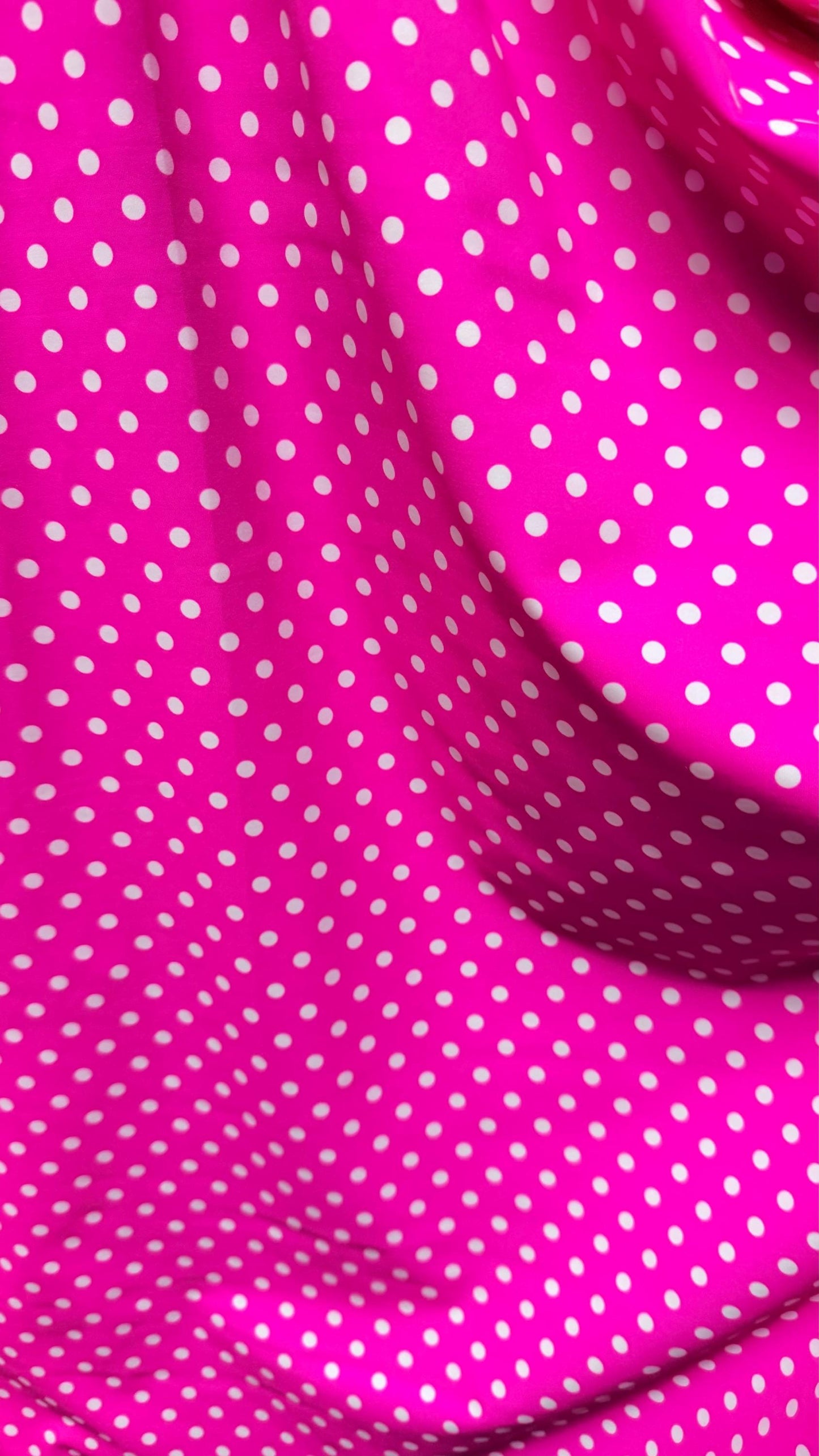 Polka dots design and hologram metallic foggy foil best quality of nylon spandex 4way stretch  58/60" sold by the Yd. Ships worldwide
