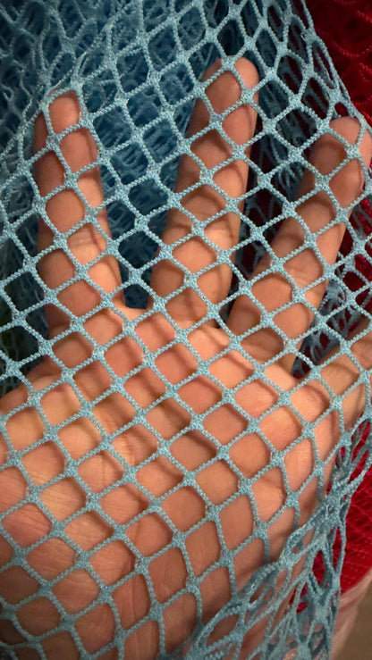 Fishnet Diamond design nylon spandex mesh medium size 4way stretch 58/60" Sold by the YD. Ships worldwide from Los Angeles California USA.
