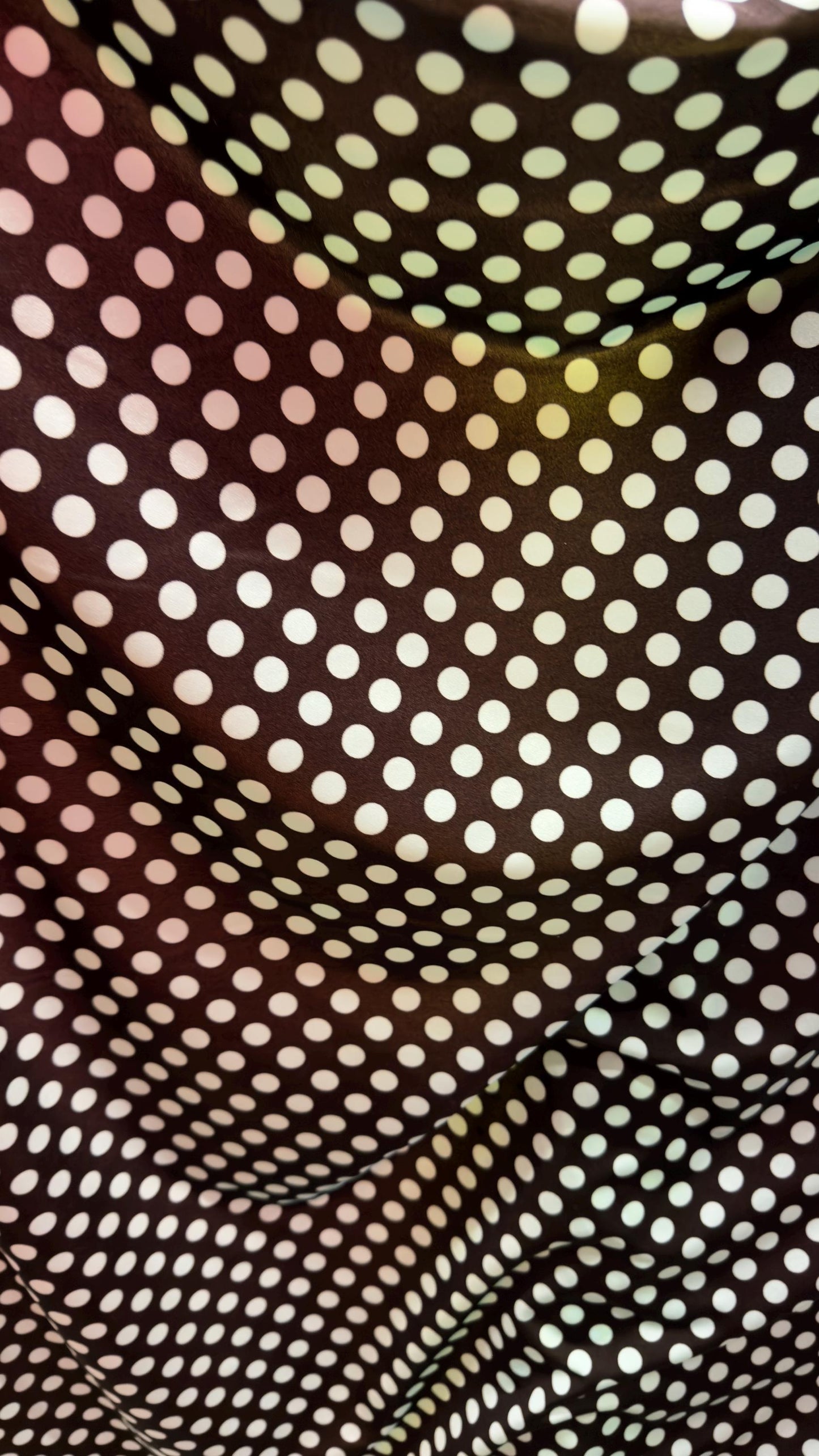 New polka dots design Blue/black on great quality of nylon spandex 4-way stretch 58/60” Sold by the YD. Ships worldwide from Los Angeles CA