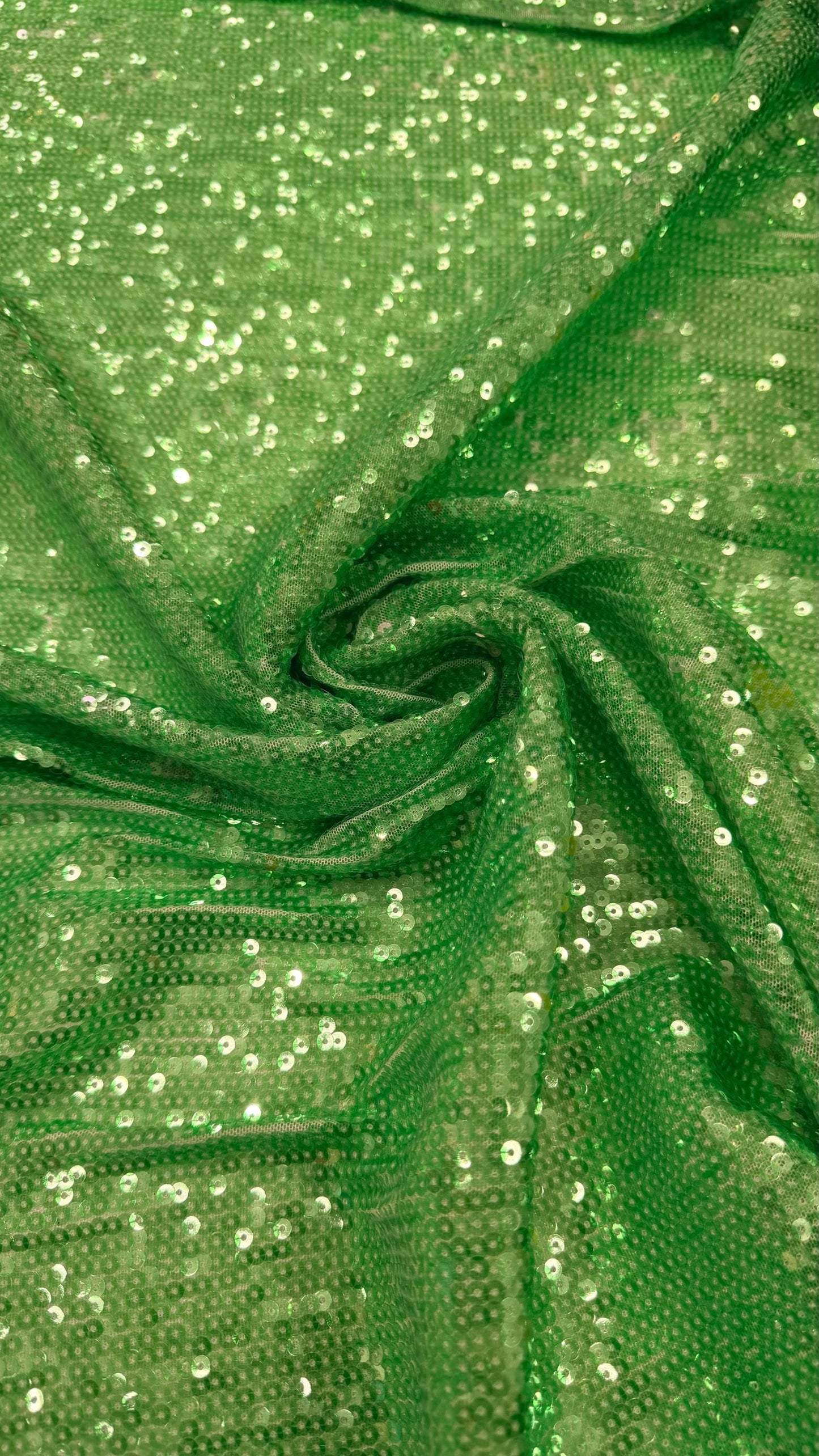 NEW Neon colors Illusion cosmic sequins 5mm on stretch mesh base 2-way 55/57" sold by the yd. Ships worldwide from Los Angeles California