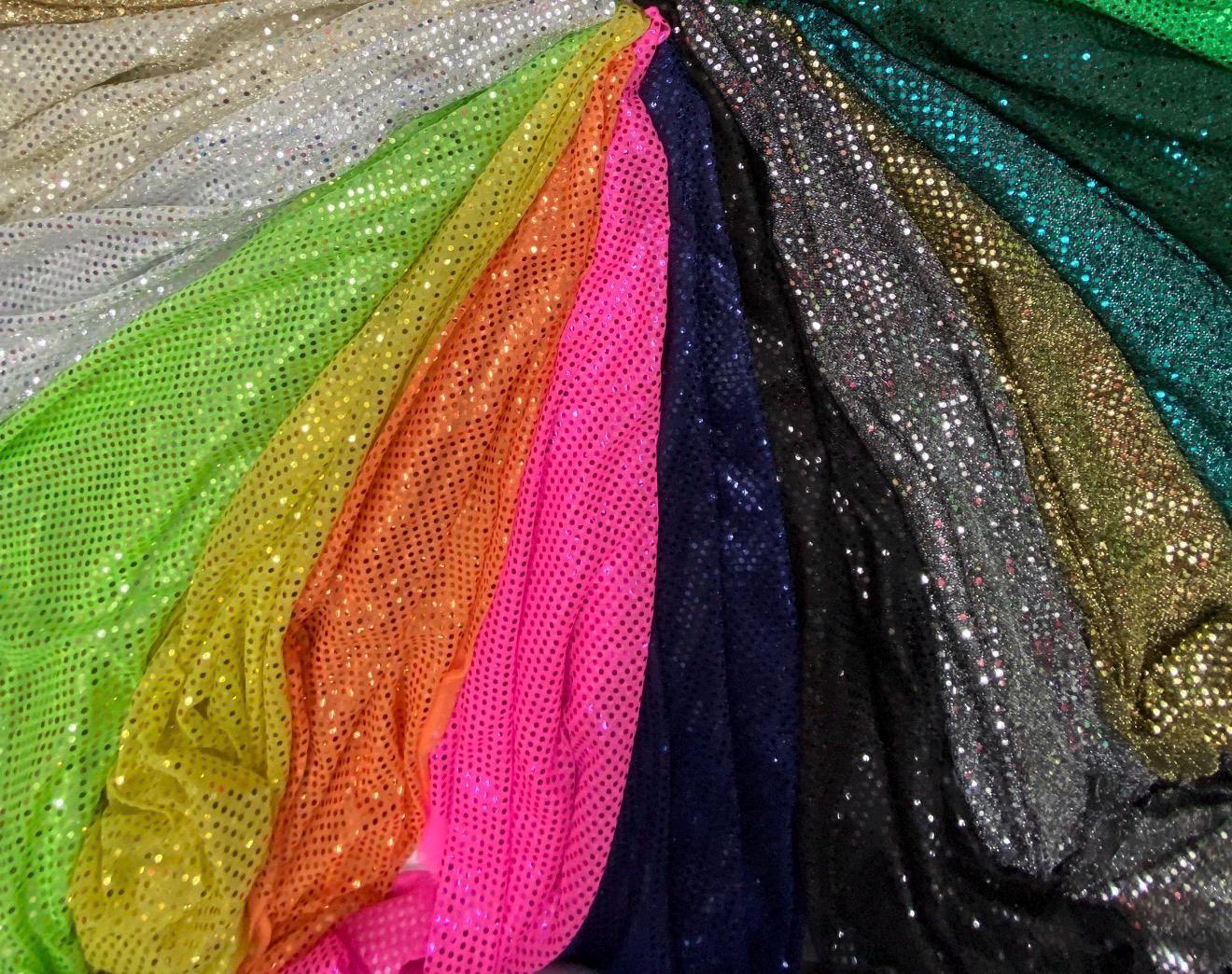 New Cosmic Shiny sequins 3mm sequinz size on metallic mesh 44/45" Sold by the YD. Ships worldwide from Los Angeles California USA