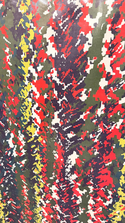 Camouflage Digital design print on nylon spandex 4way Stretch 58/60" Sold by the yd. Ships worldwide from Los Angeles California USA.