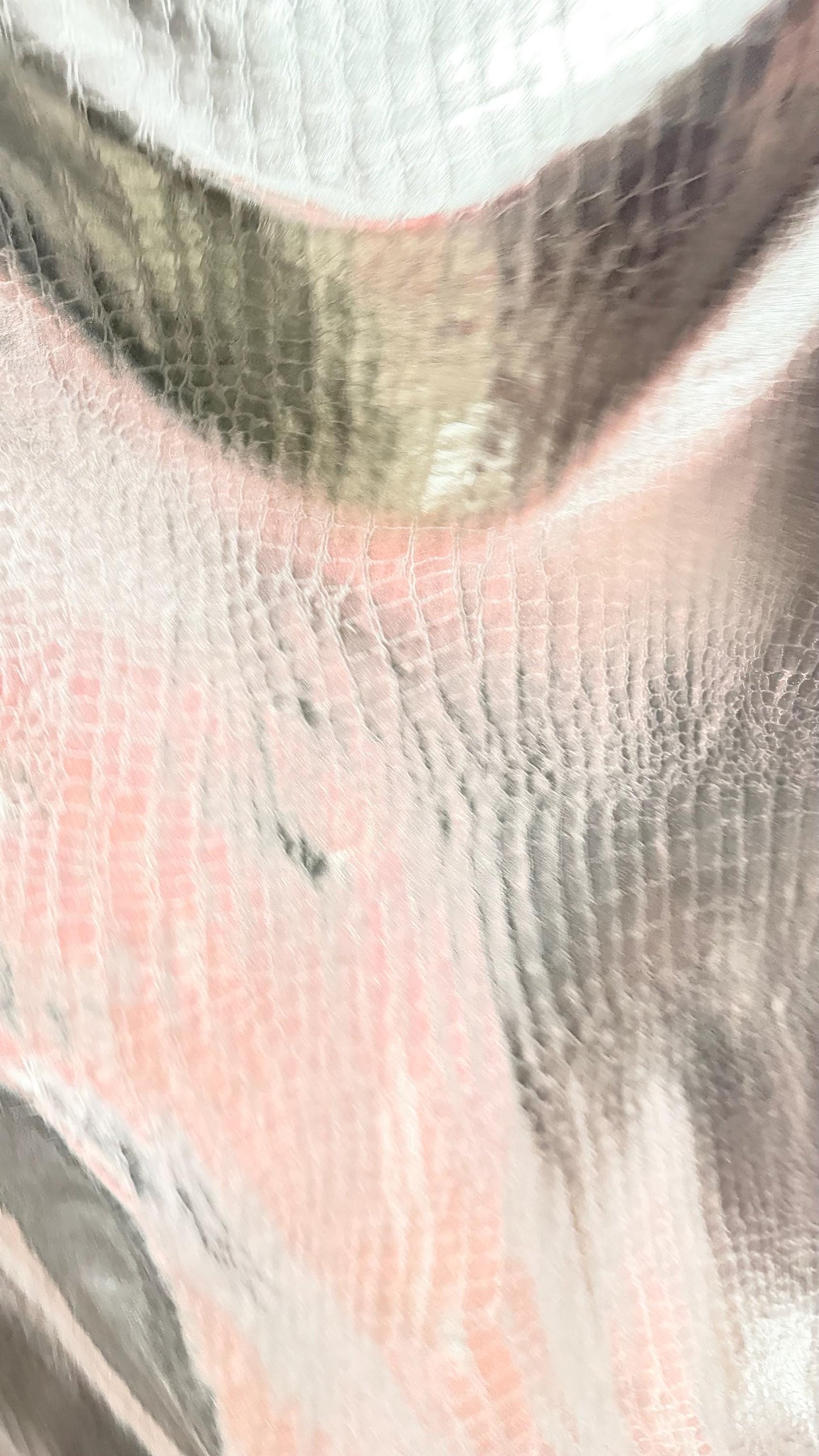 New metallic spandex Exotic crocodile design shiny silver 4way Stretch 58/60" Sold by the YD. Ships worldwide from Los Angeles California US
