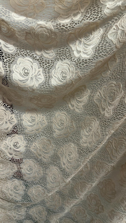 New Victoria Stretch lace design best quality of stretch lace nylon spandex 4-way 55/57” Sold by the YD. Ships Worldwide from Los Ángeles