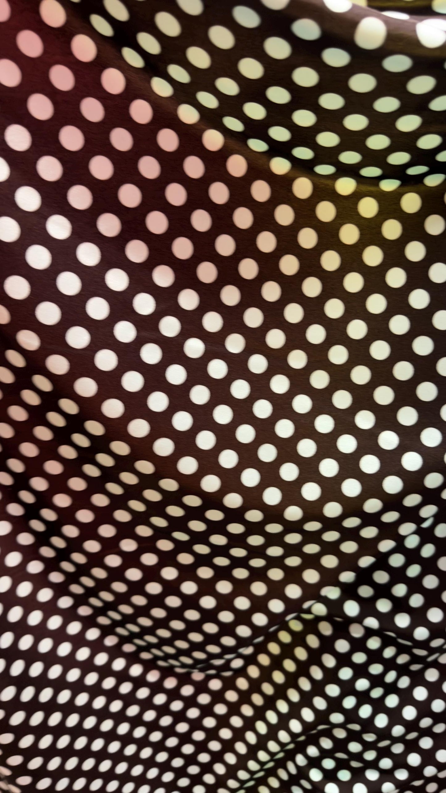 New polka dots design Blue/black on great quality of nylon spandex 4-way stretch 58/60” Sold by the YD. Ships worldwide from Los Angeles CA