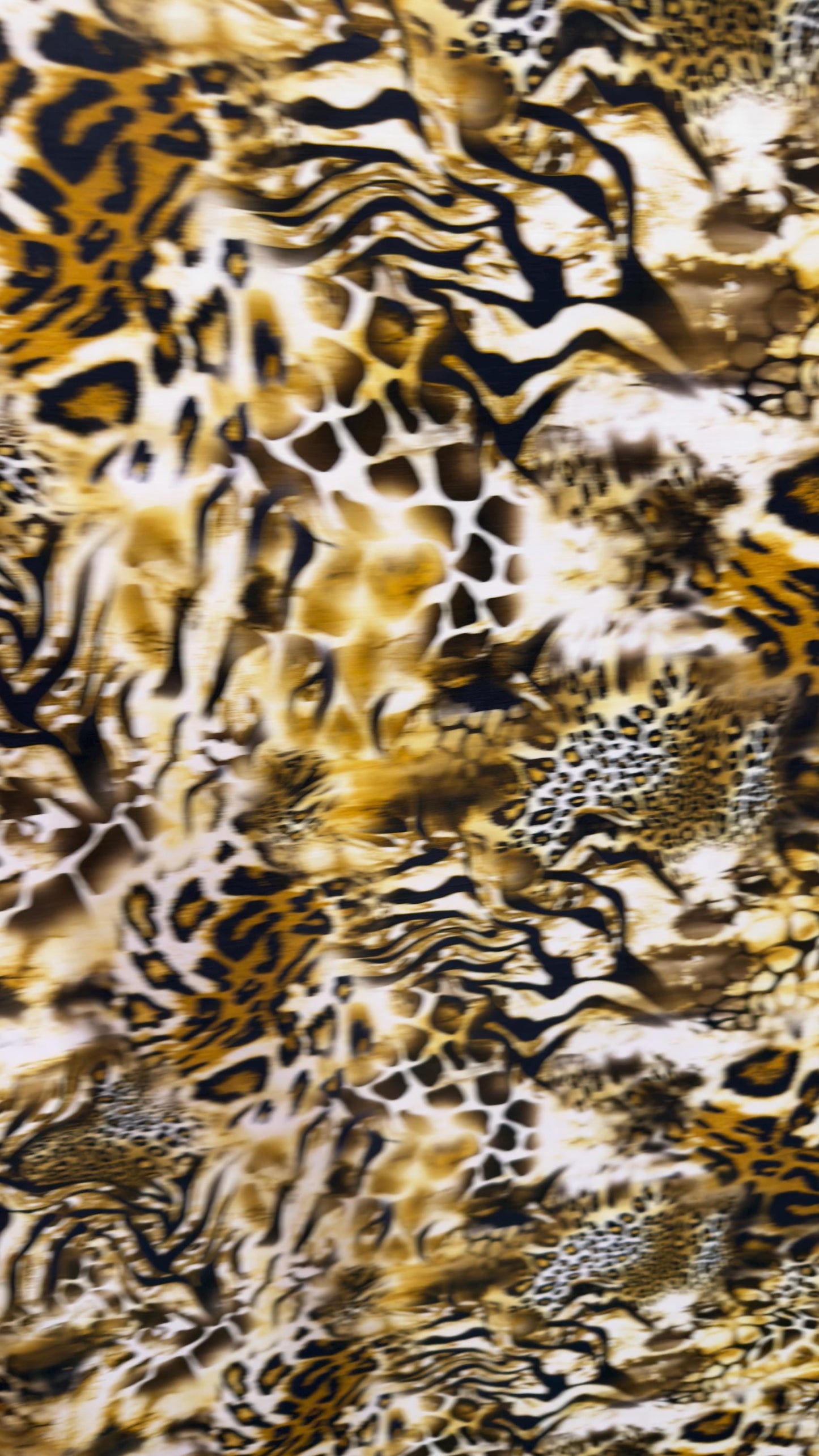 New Safari design exotic multi print on nylon spandex 4-way stretch 58/60” Sold by the YD. Ships worldwide from Los Angeles California USA.