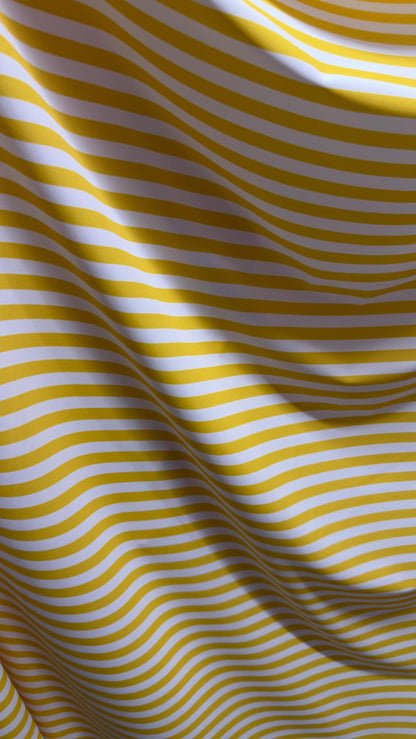 Stripes design on nylon spandex 4way stretch 58/60" Sold by the YD. Ships worldwide from Los Angeles California USA. High quality fabrics