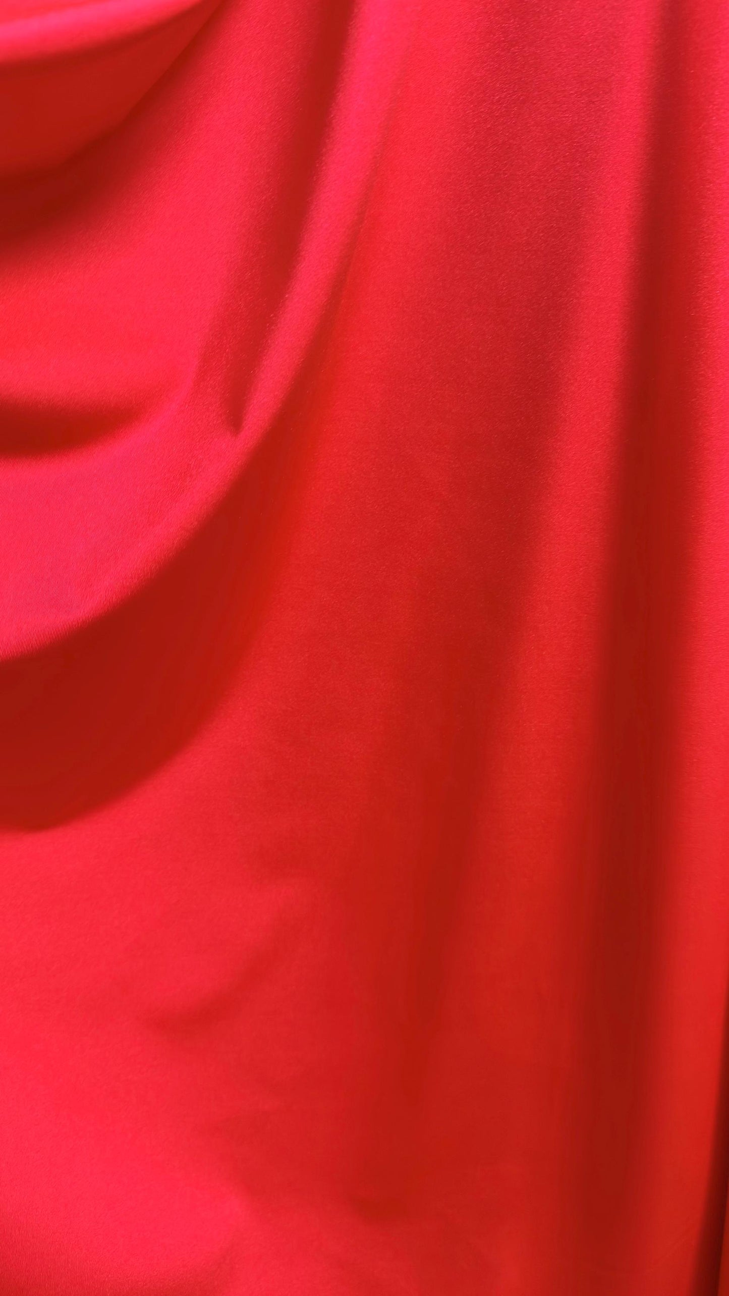 Great quality shiny Neon Red and Columbia nylon spandex 4-way stretch 58/60” Sold by the YD. Ships worldwide from Los Ángeles California