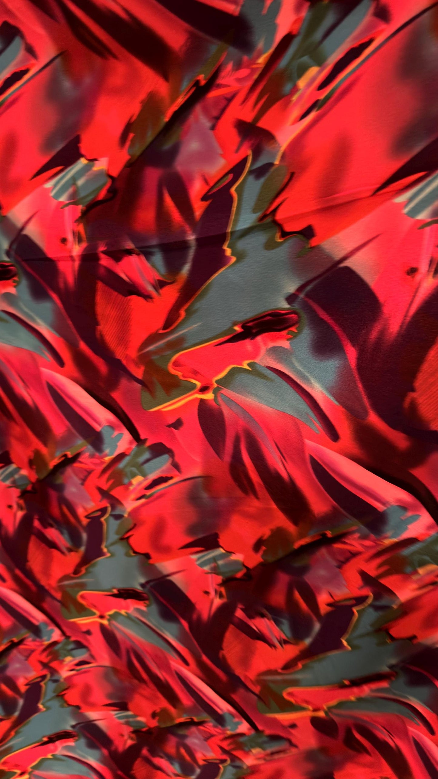 New abstract design Multicolor print on poly spandex 2-way stretch 58/60” Sold by the YD. Ships worldwide from Los Angeles California USA.
