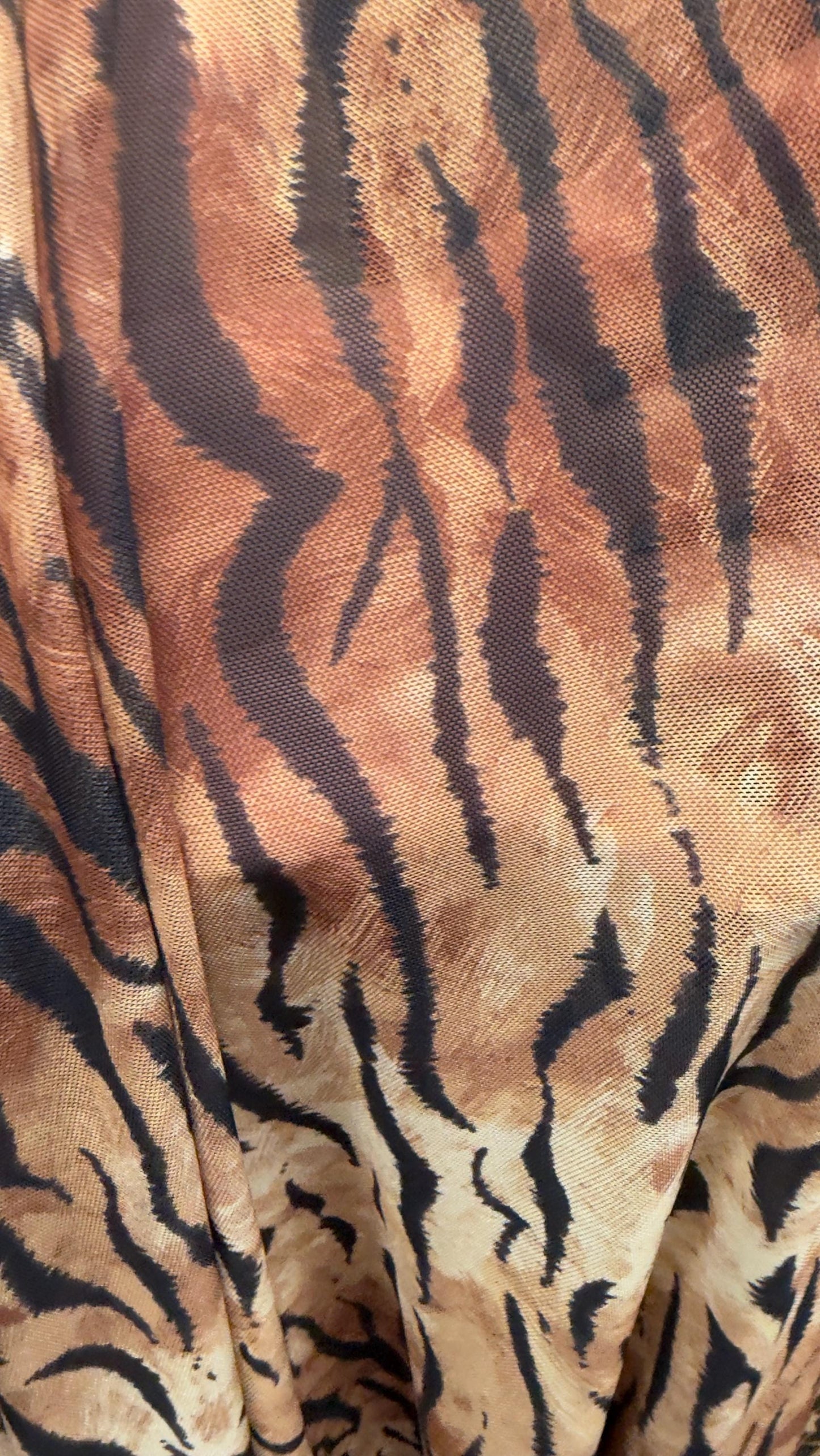 Exotic Tiger and Leopard design print on great quality of power mesh 4-way stretch 58/60” Sold by the YD. Ships Worldwide from Los Angeles