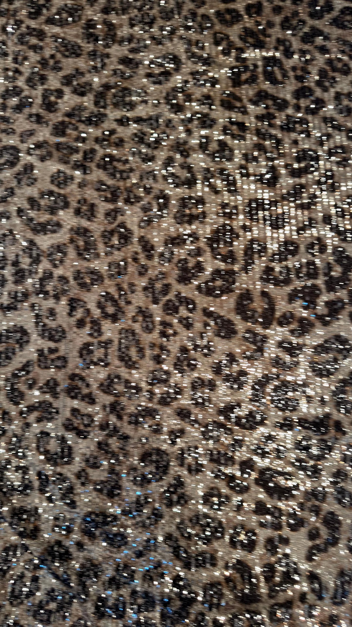 Exotic Leopard sequins design embroidered on stretch power mesh nylon spandex  4-way 55/57” High quality fabrics by AlexLAFabrics