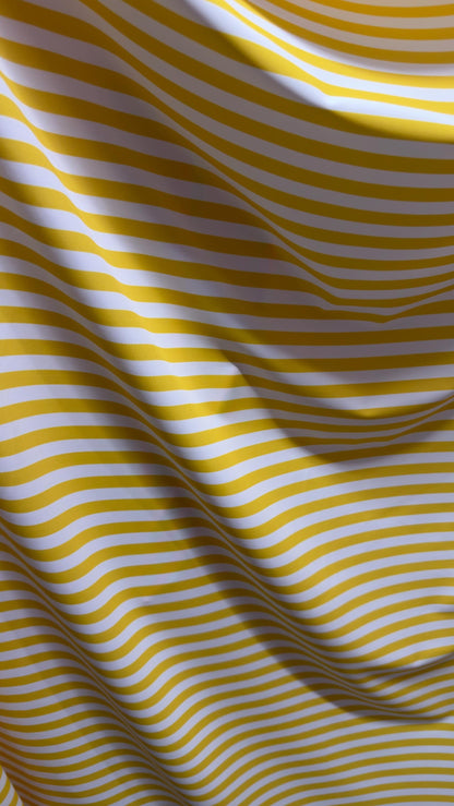 Stripes design on nylon spandex 4way stretch 58/60" Sold by the YD. Ships worldwide from Los Angeles California USA. High quality fabrics