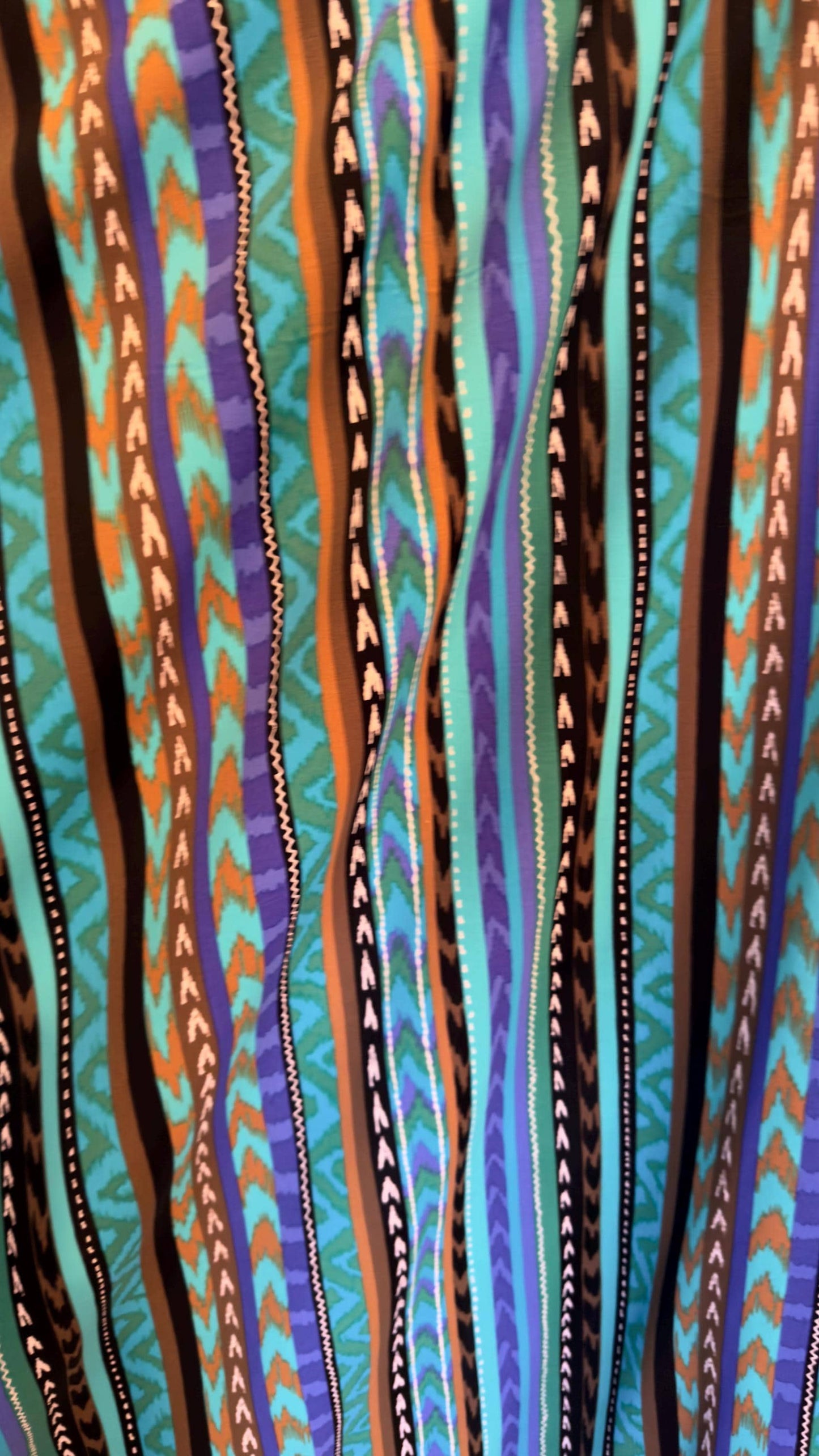 New Tribals design multi colors print on great quality of nylon spandex 4-way stretch 58/60” Sold by the YD. Ships Worldwide