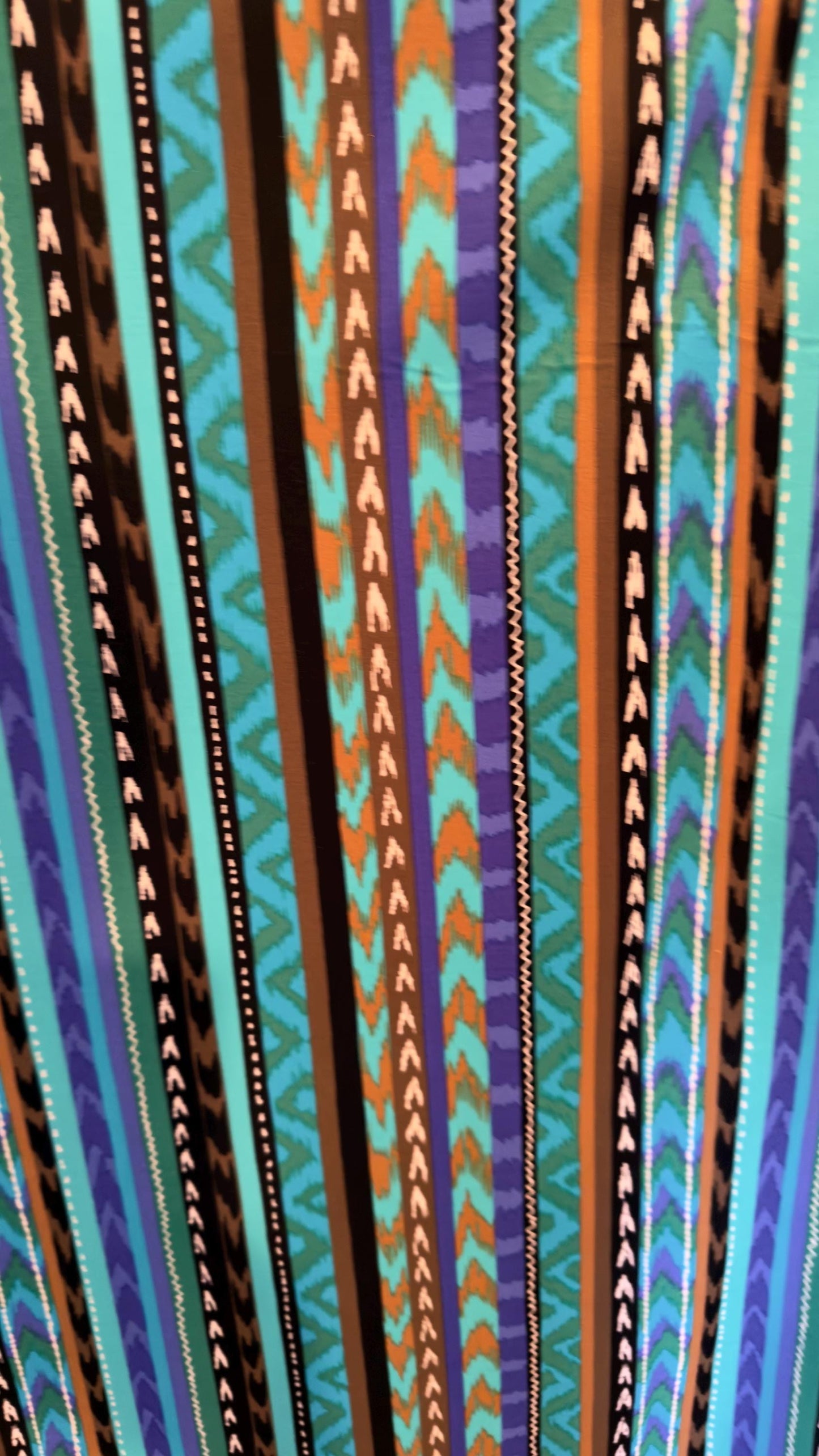 New Tribals design multi colors print on great quality of nylon spandex 4-way stretch 58/60” Sold by the YD. Ships Worldwide