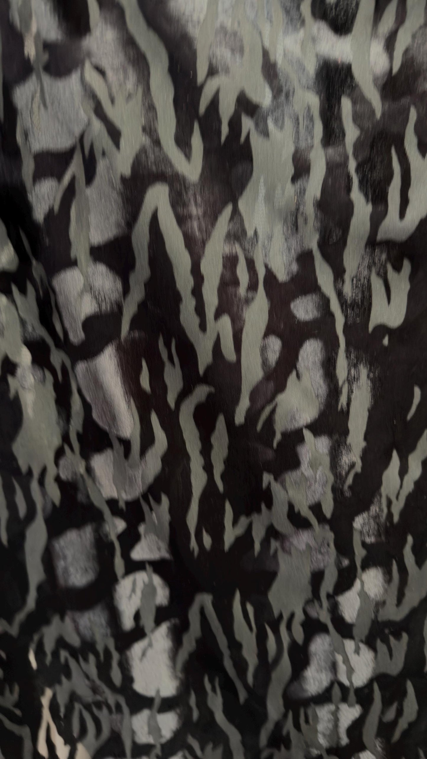 Camouflage Design burnout stretch velvet 4-way stretch 58/60” High quality fabrics by AlexLAFabrics