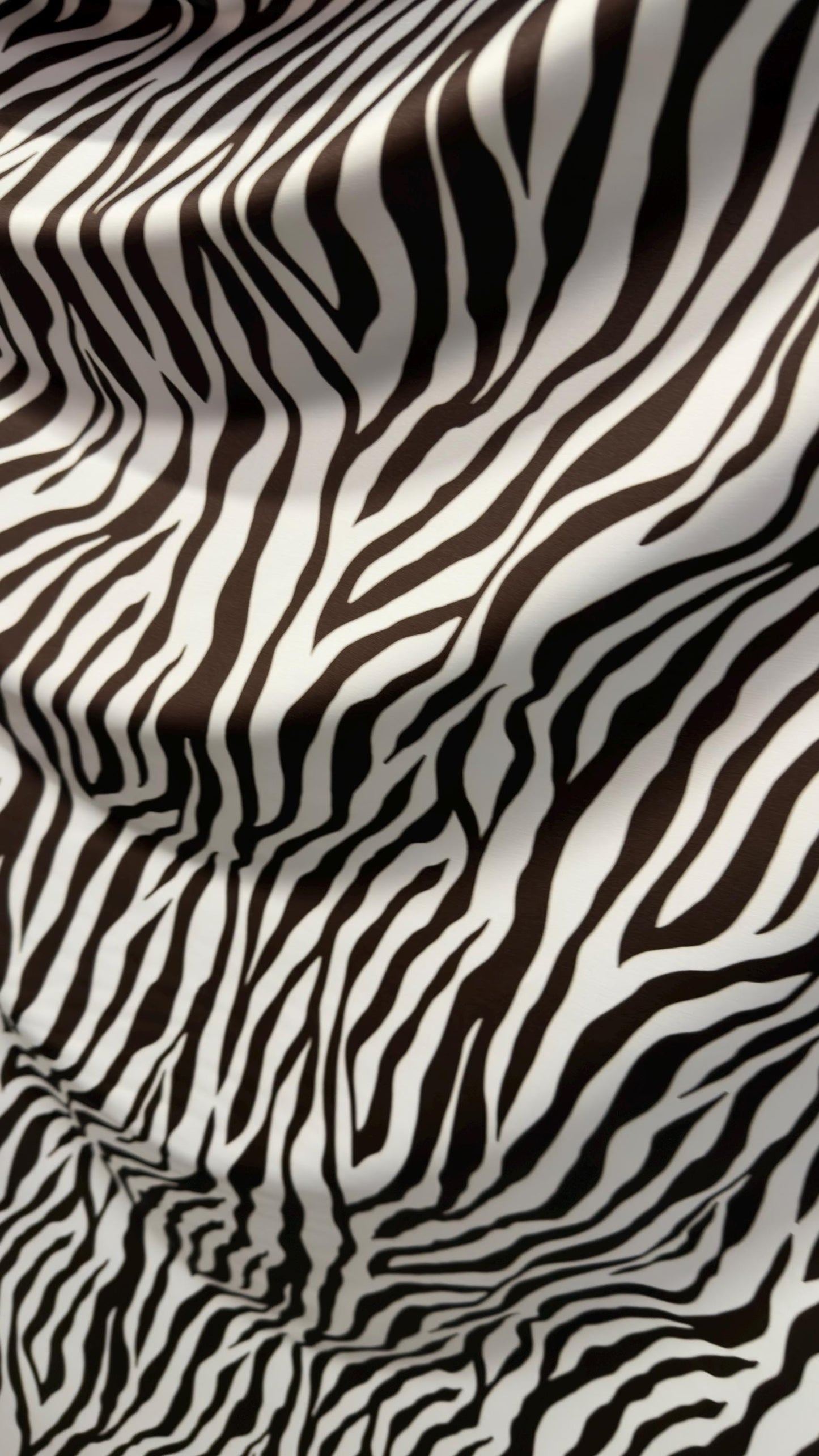 New exotic Brown zebra design print on nylon spandex 4-way Stretch 58/60” Sold by the YD. Ships worldwide from Los Angeles California USA.
