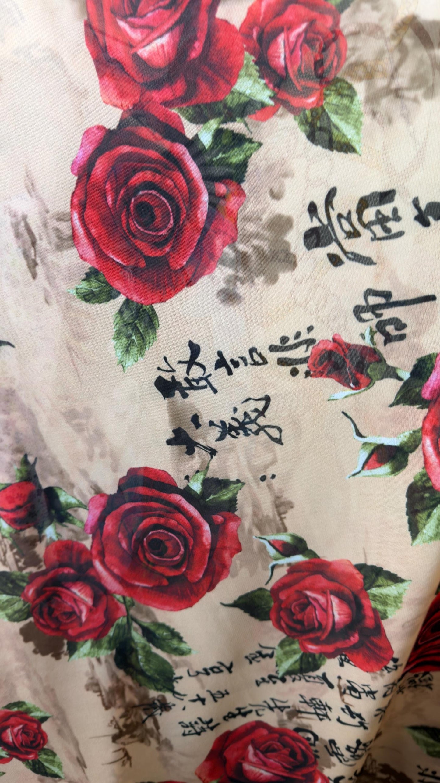 New Exotic Red Rose design print on great quality of power mesh 4-way stretch 58/60” Sold by the YD. Ships Worldwide from Los Angeles CA