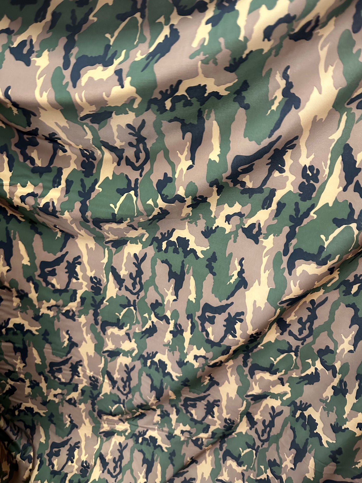 Camouflage design classic color print on best quality of nylon spandex 4-way stretch 58/60”High quality fabrics by AlexLAFabrics