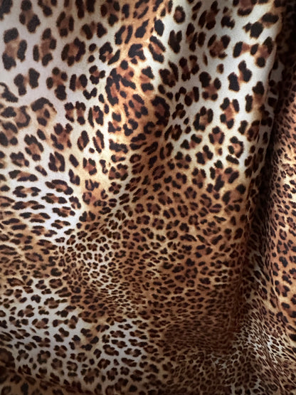 New Exotic Cheetah design print on best quality of nylon spandex 4-way stretch