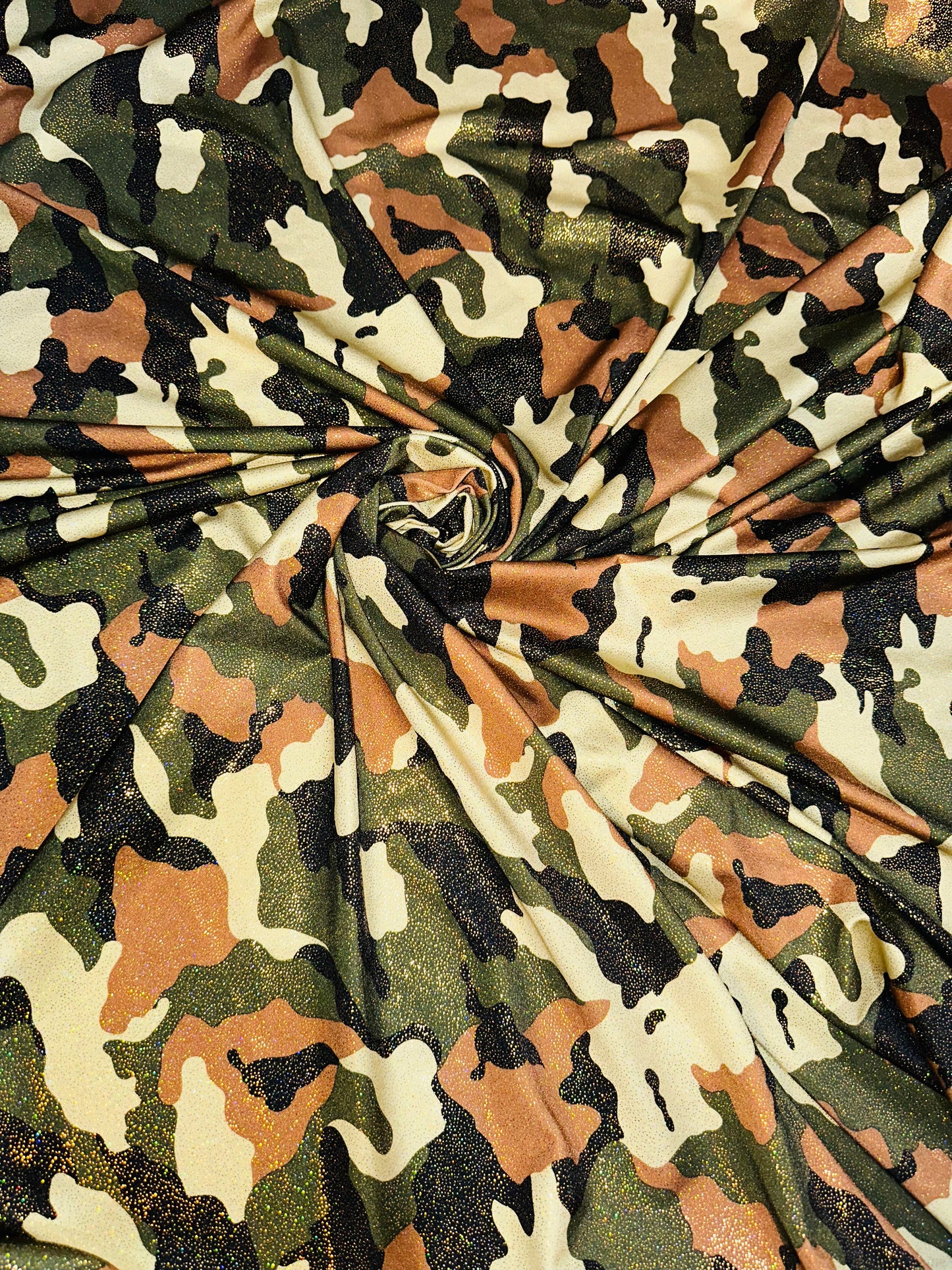 Luxury camouflage design nylon spandex with foggy foil high quality fabrics by AlexLAFabrics