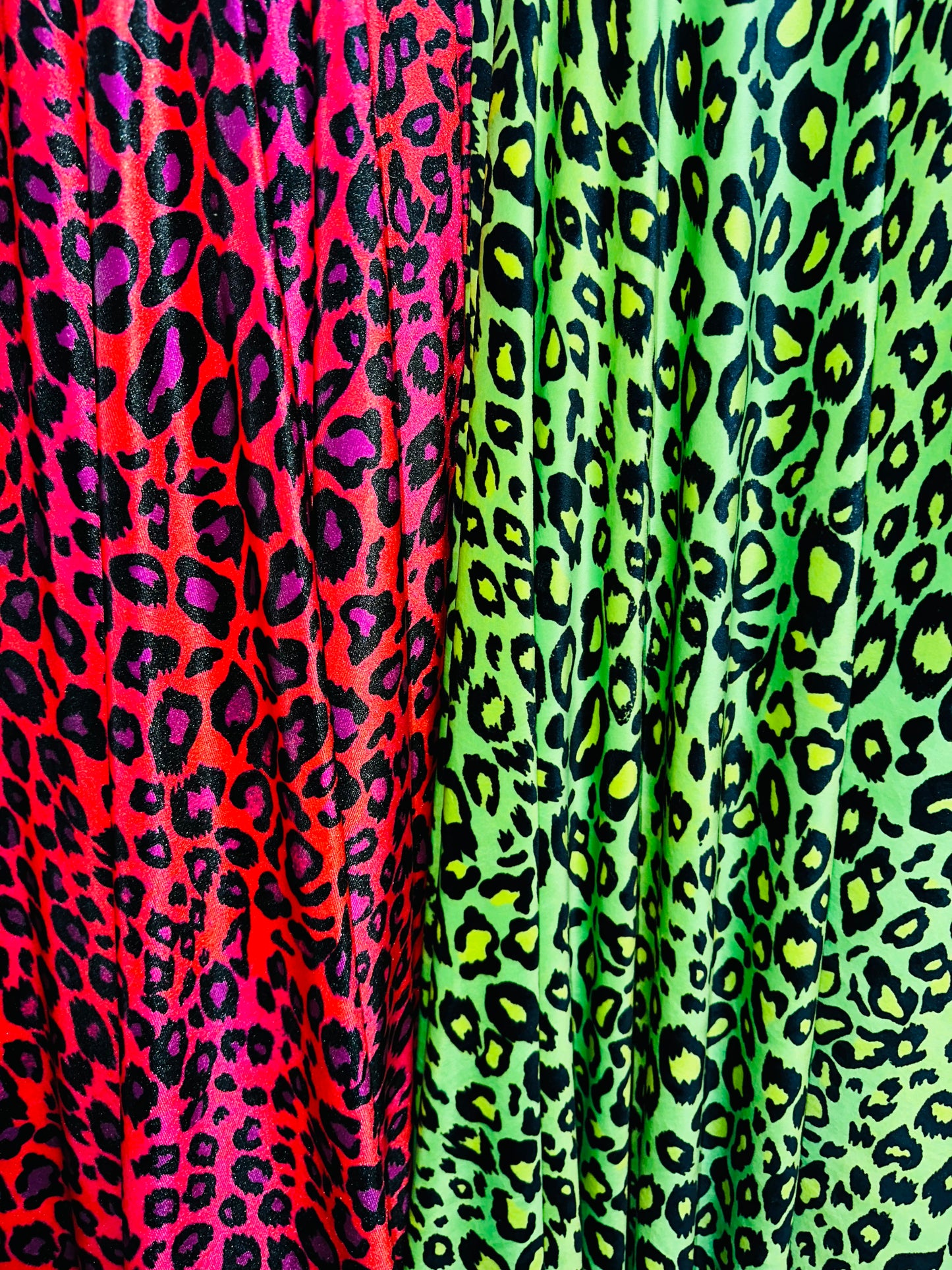 Wildcat Leopard design print on great quality of stretch velvet 4-way stretch 58/60”