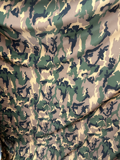 Camouflage design classic color print on best quality of nylon spandex 4-way stretch 58/60”High quality fabrics by AlexLAFabrics