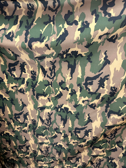 Camouflage design classic color print on best quality of nylon spandex 4-way stretch 58/60”High quality fabrics by AlexLAFabrics