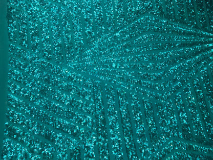 Three Dimensional Glitz  Sequins on Spandex Base.  With: 58/60" inches