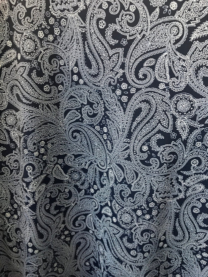 Nylon spandex 4way Stretch paisley design  multicolor 58/60" Sold by the yd. Ships worldwide from Los Angeles California