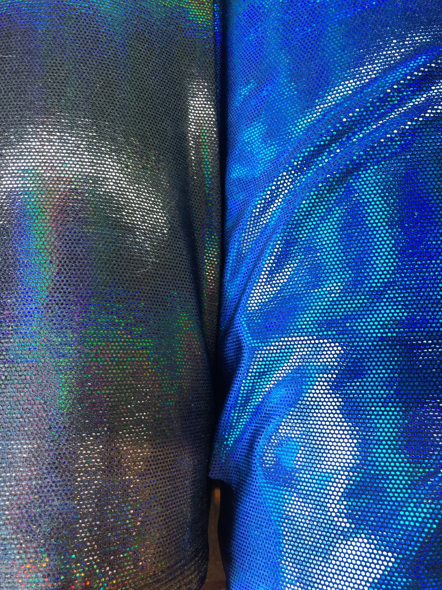 New heavy stretch velvet with iridescent foil dots 4way stretch 58/60" Sold by the YD. ships worldwide from Los Angeles California USA