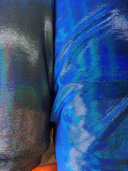 New heavy stretch velvet with iridescent foil dots 4way stretch 58/60" Sold by the YD. ships worldwide from Los Angeles California USA