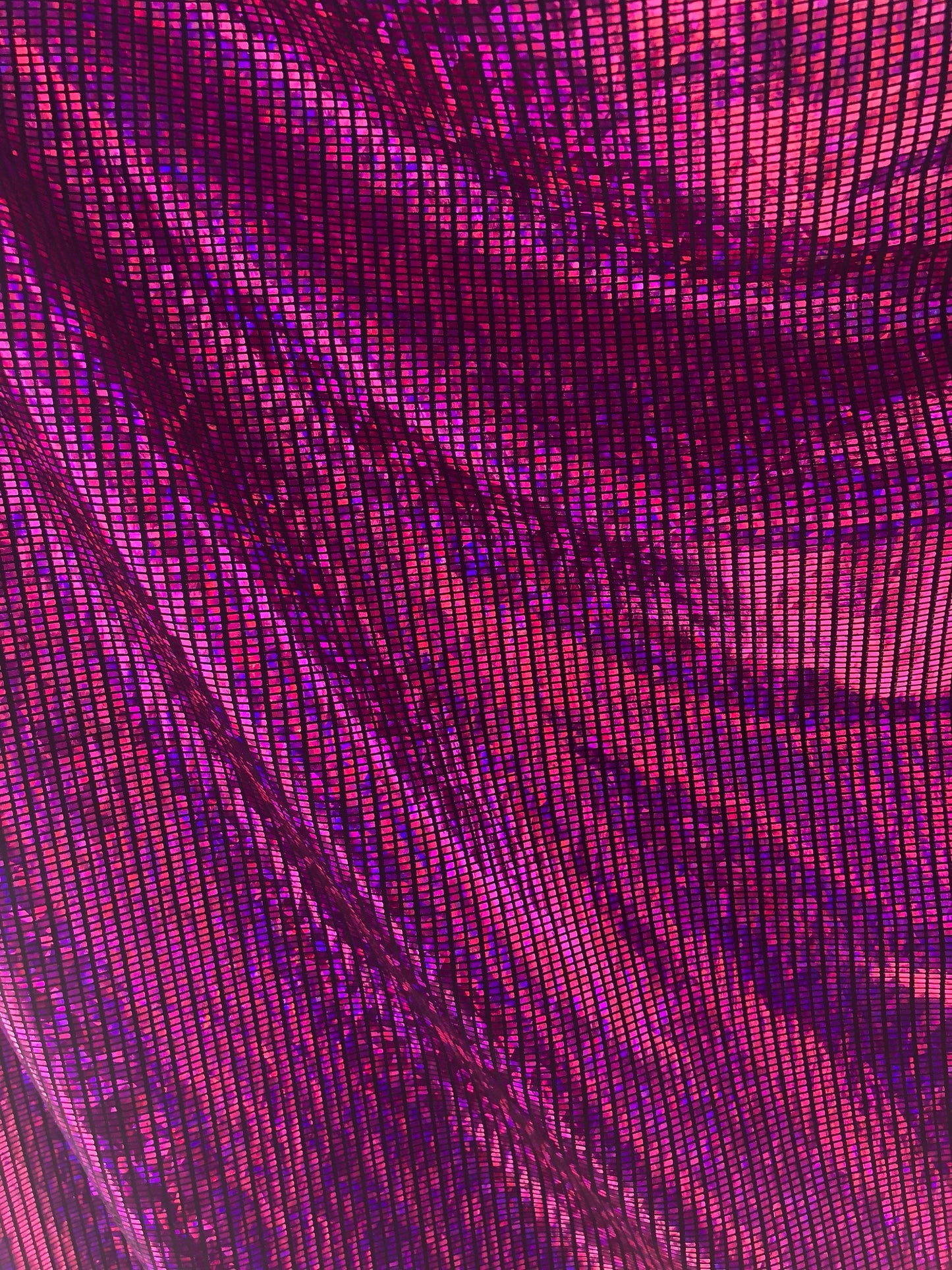 New nylon spandex hologram metallic square design 4way Stretch 58/60" Sold by the YD. Ships worldwide from Los Angeles California USA